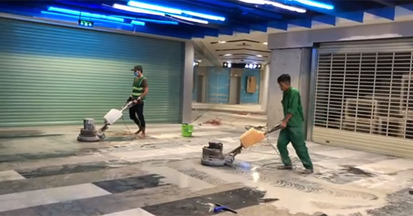 Dịch vụ đánh bóng sàn nhà Hồ Chí Minh, sàn đá nhà biệt thự khách sạn