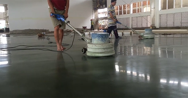 Thi công đánh bóng sàn xi măng tại thành phố Hồ Chí Minh